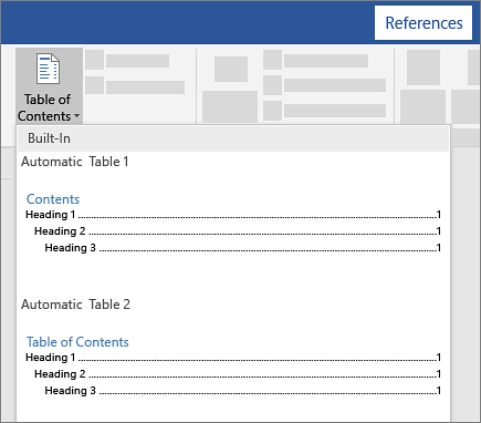 Yadda ake yin Automatic Table of Content da Page Numbering